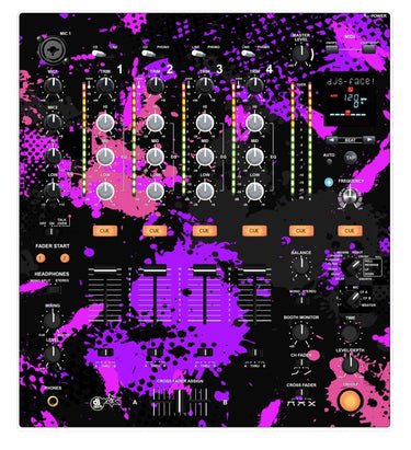 Pioneer DJ DJM 700 Skin Conflict Purple